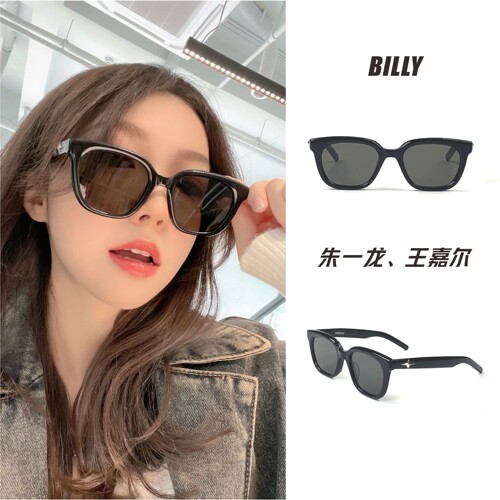 ce ce coke 2025JM墨镜女新款Billy朱一龙同款方形框太阳镜方圆脸