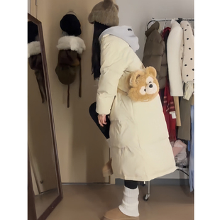 90白鸭绒长款羽绒服女秋冬新款2024新款时尚洋气高级感超好看