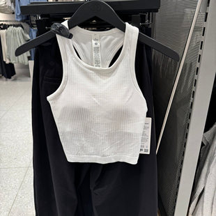 Ebb Cropped女士瑜伽背心带胸垫B Cup Street 澳洲Lululemon