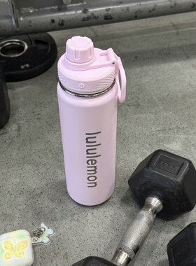 澳洲代购lululemon水杯户外大容量710ml不锈钢运动水壶
