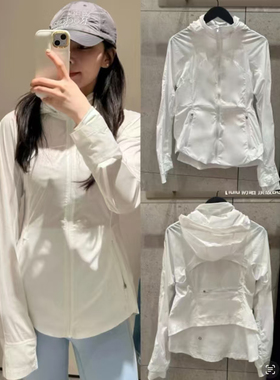 澳洲lululemon Goal Smasher轻薄款透气防晒衣皮肤衣速干骑行衣