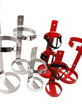 304不锈钢置器灭火器SHANG BE架支子汽车载放叉货车干粉消防灭火