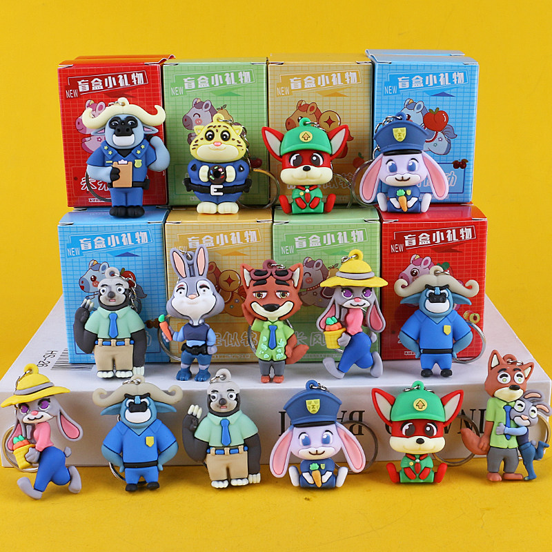 疯狂动物城钥匙扣盲盒小礼品立体公仔包包挂饰儿童幼儿园学生奖励,节庆用品/礼品,创意礼盒/礼品套组,淘宝优惠券,粉丝福利购,淘宝优惠卷