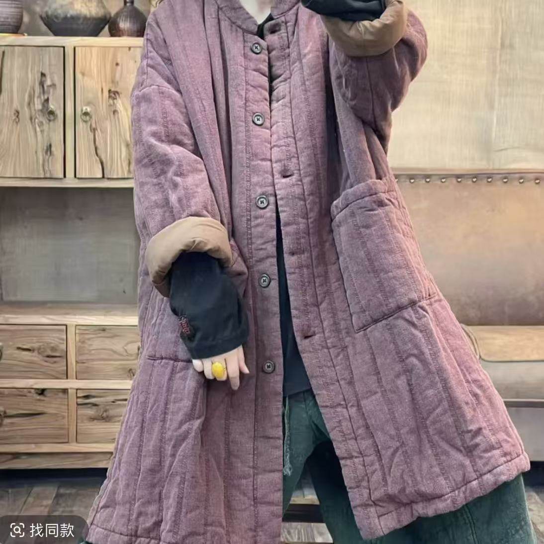 FF 8619 冬季新品休闲百搭棉服长款炒色女士外套 胸围142长94,女装/女士精品,棉衣/棉服,淘宝优惠券,粉丝福利购,淘宝优惠卷