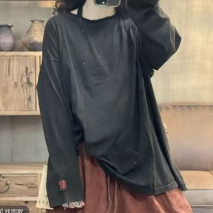 7219 刺绣女士上衣T恤 秋季 炒色休闲百搭西装 胸围134长71 新品