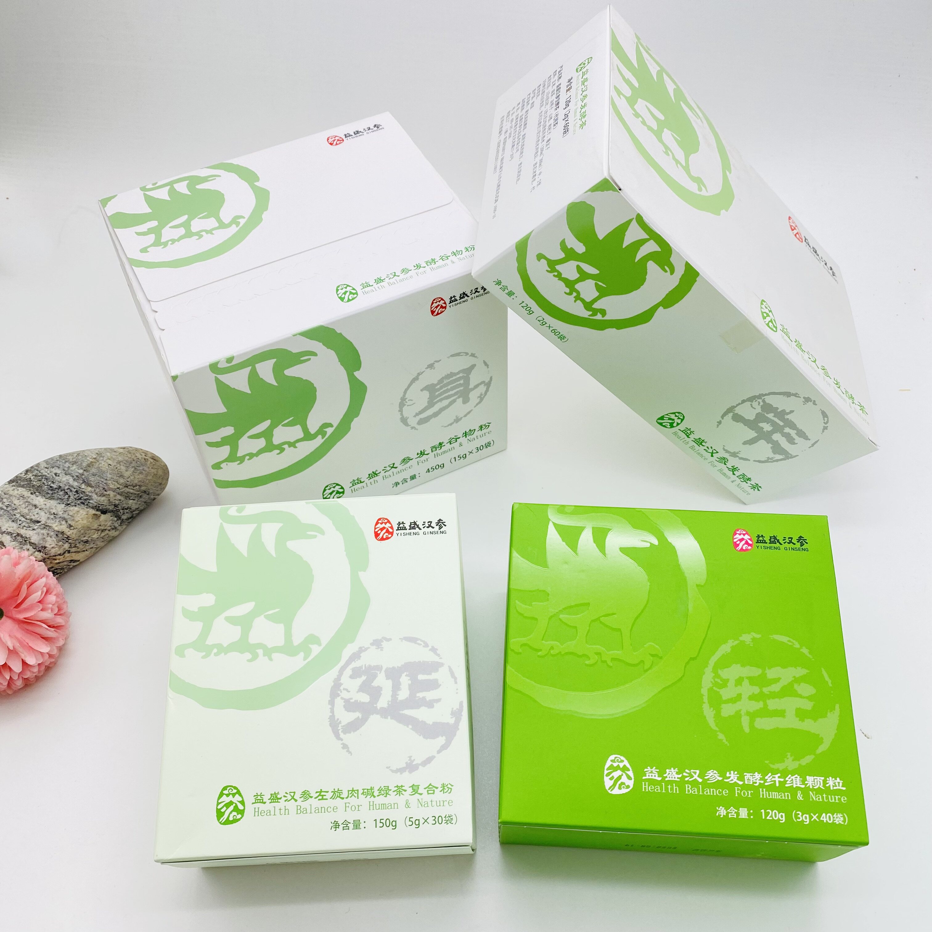 益盛汉参发酵茶纤维颗粒左旋肉碱谷物粉