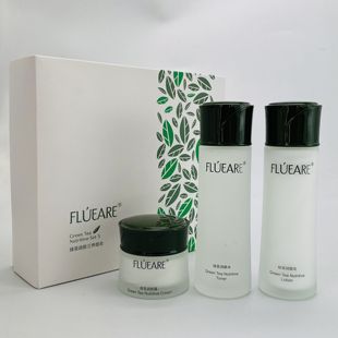 菲露爱尔绿茶套润肤三件组合套补水水疗套清爽保湿积雪草套盒