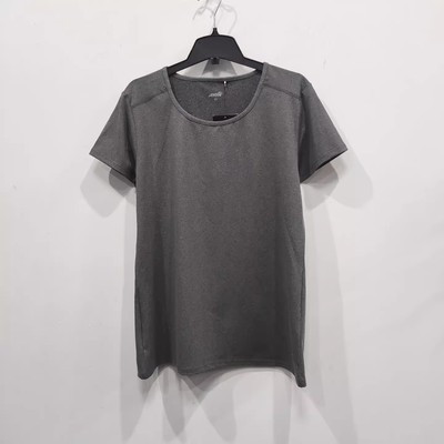 外贸单大码运动短袖T恤女夏季百搭宽松显瘦弹性速干衣跑步瑜伽服