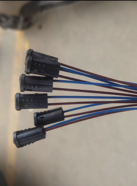 G4灯珠插座灯头线水晶灯泡插口LED电瓶连接插头灯珠粒插耐高温