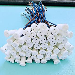 灯珠插座灯头线水晶灯泡插口LED电瓶连接插头灯珠粒插耐高温