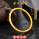 黄铜古法素圈手镯女简约气质素圈闭口不掉色黄金手环高级生日礼物