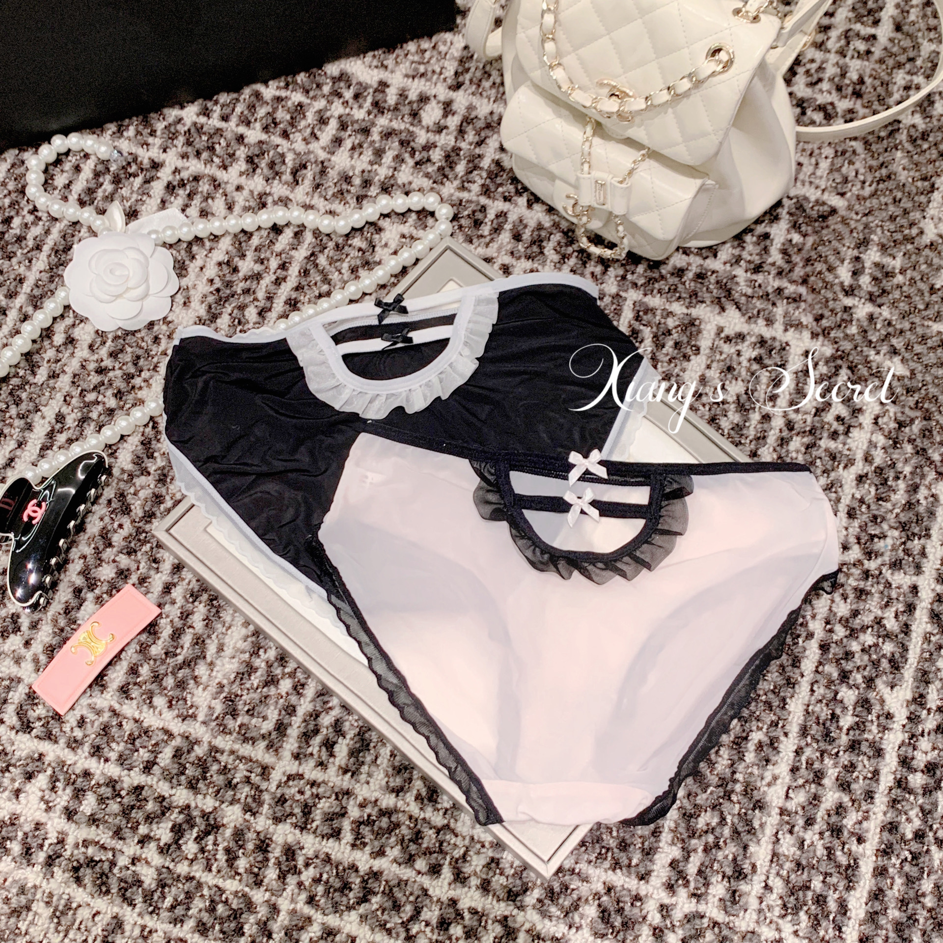 内裤甜美性感法式镂空