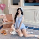 香香 夏 ins娃娃领韩系家居服背心裙宫廷睡衣套装 秘密 甜幼baby
