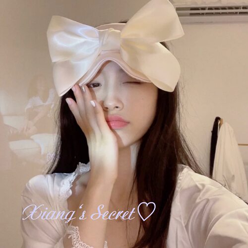 香香的秘密甜梦女友蝴蝶结眼罩