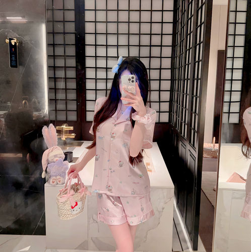 香香的秘密女冰丝kitty家居服