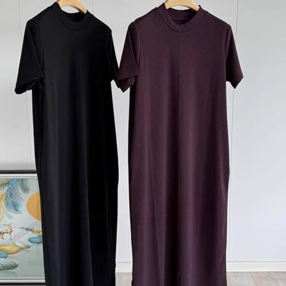 简约百搭舒适亲肤小黑裙