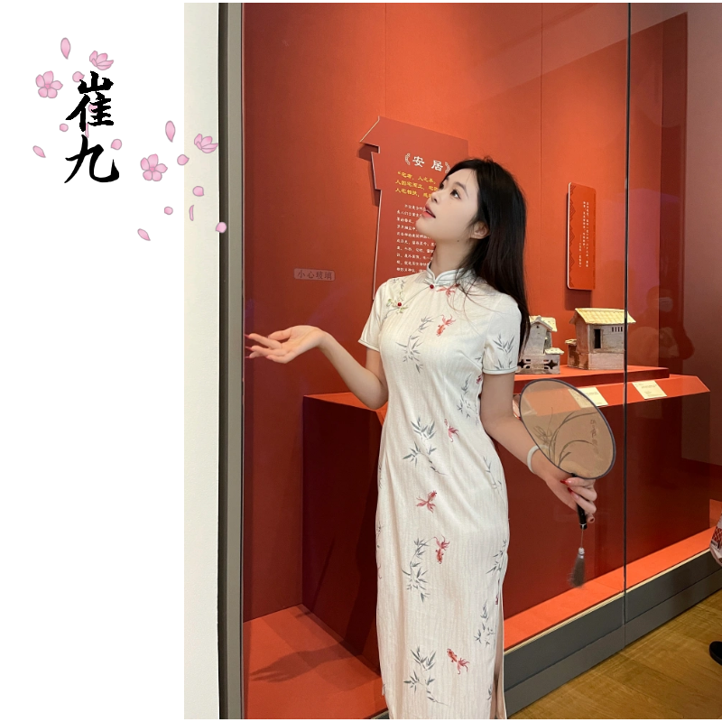EACH崔九江南小家碧玉旗袍