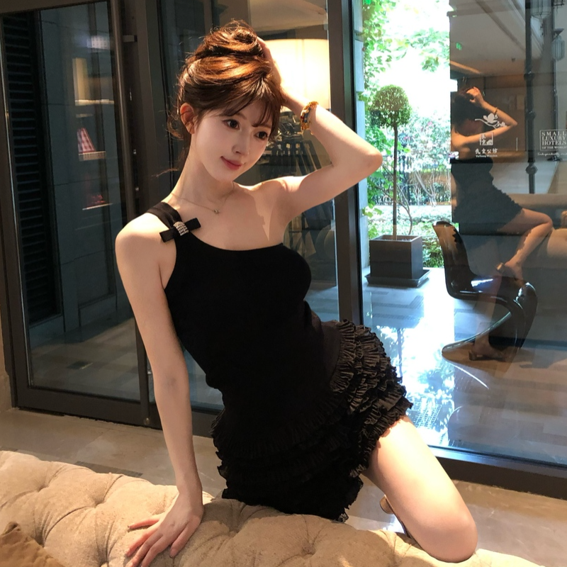 M900黑色背心吊带女夏季外穿