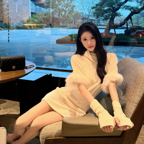 M900长袖连衣裙女小个子2025新款今年爆款春秋气质性感裙子包臀裙