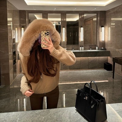 M900外套女2024新款春秋连帽