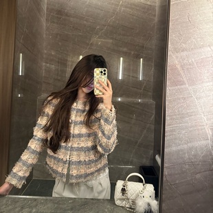 秋冬百搭宽松 小个子春秋小香外套短款 M900短外套女2024年爆款 时尚