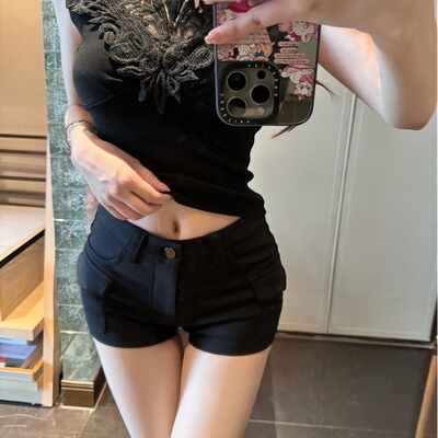 M900白色短裤女款热裤小个子