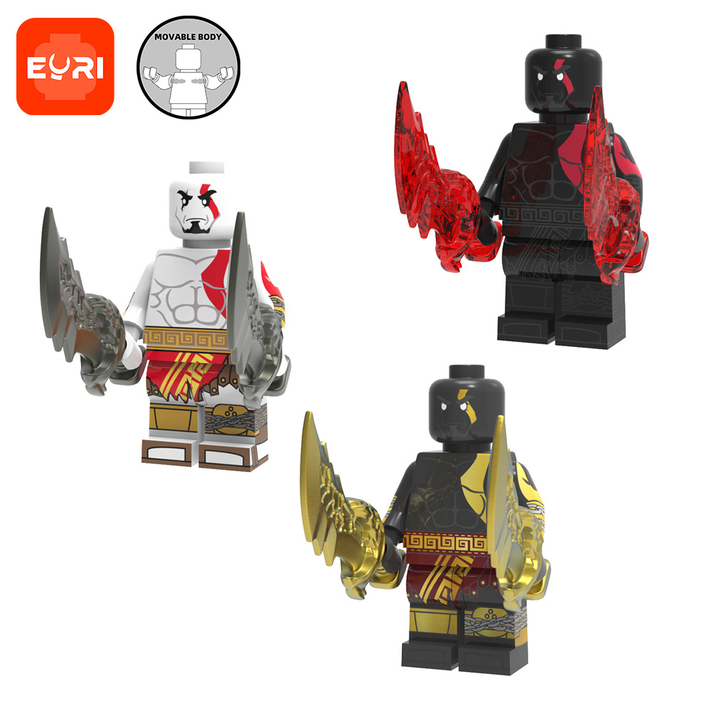 EV03第三方人仔战神奎托斯积木玩