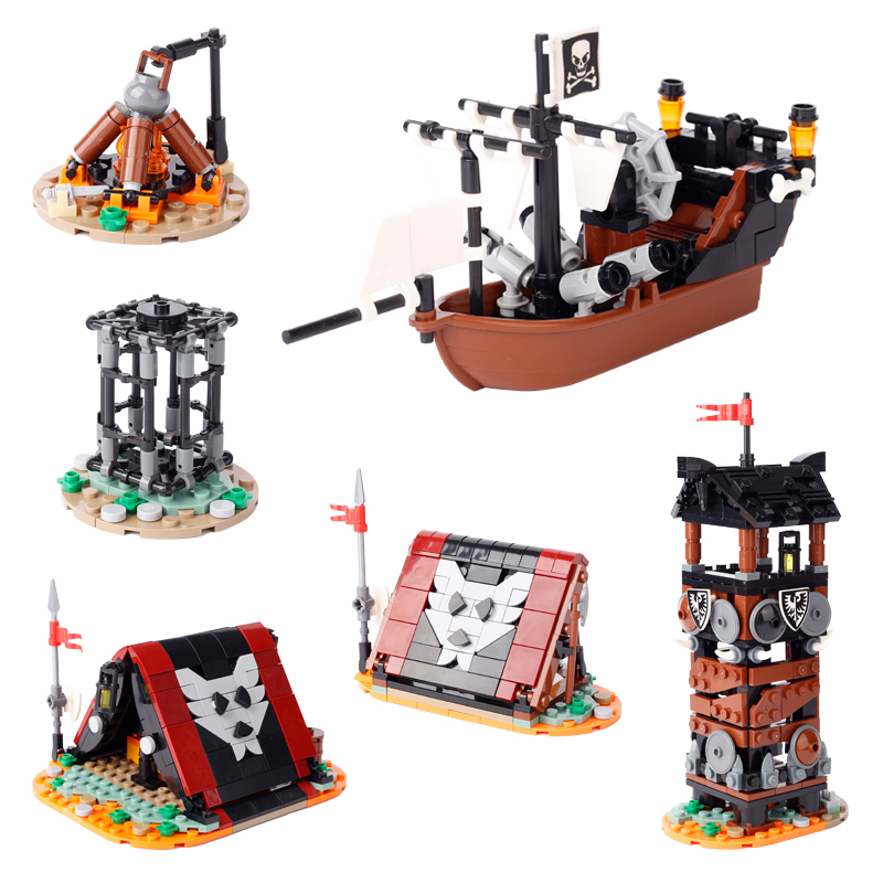 中古士兵人仔营地场景