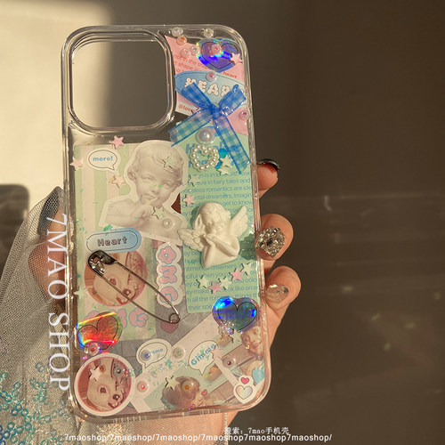 小众设计感小天使手机壳