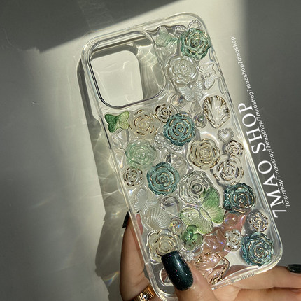 【绿葱仙境】适用苹果17promax reno14小米15pro p60/70s19手机壳