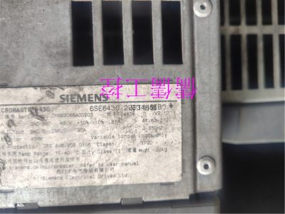 变频器6SE6430-2UD34-5EB0 45KW 380V 成色好 质量保证