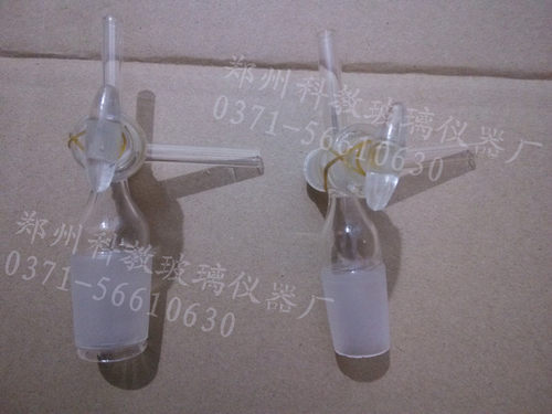 三通活塞 标准磨口24# 连接管 连接头 抽气接头 玻璃三通 抽气头