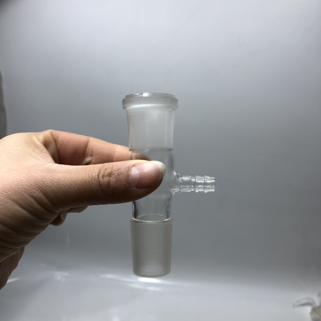 玻璃真空变头抽气连接头通气管24x2标准磨口24/29玻璃转换头定制