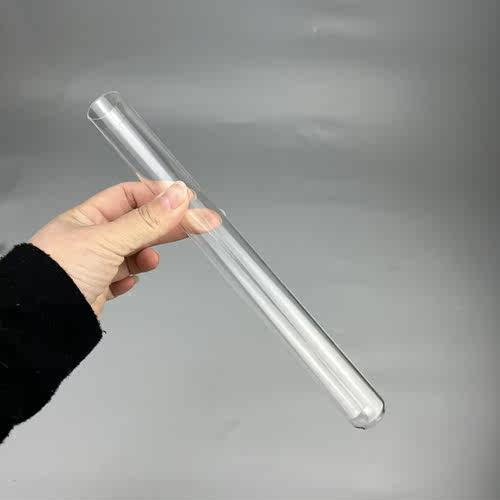 玻璃试管圆底试管耐高温加热管直径20长200实验20×200mm厚1.5mm