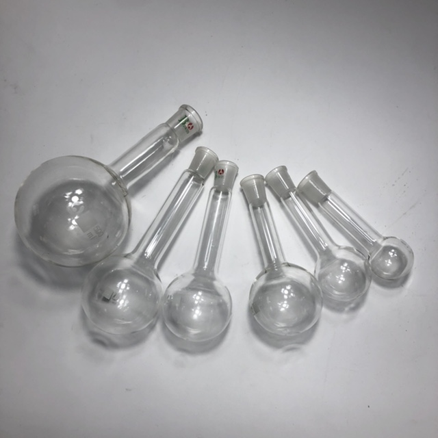 长颈烧瓶标准磨口19#24#玻璃圆底烧瓶加热瓶实验室配件加热反应器