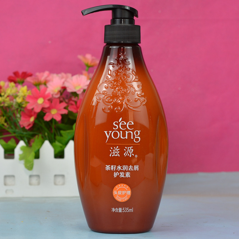 滋源茶籽水润去屑护发素(中干性)头皮护理滋养修护毛躁受损丝滑