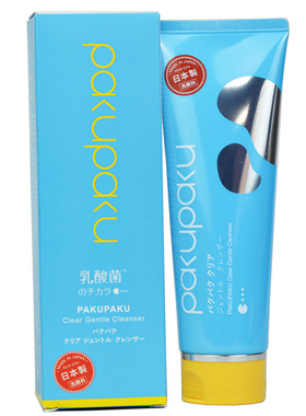 PAKUPAKU卡朵净澈保湿平衡洁面乳补水乳酸菌洗面奶温和100g去油