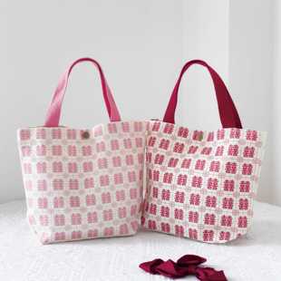 结婚伴手礼帆布袋定制logo帆布包定做手提袋环保购物袋大容量订制