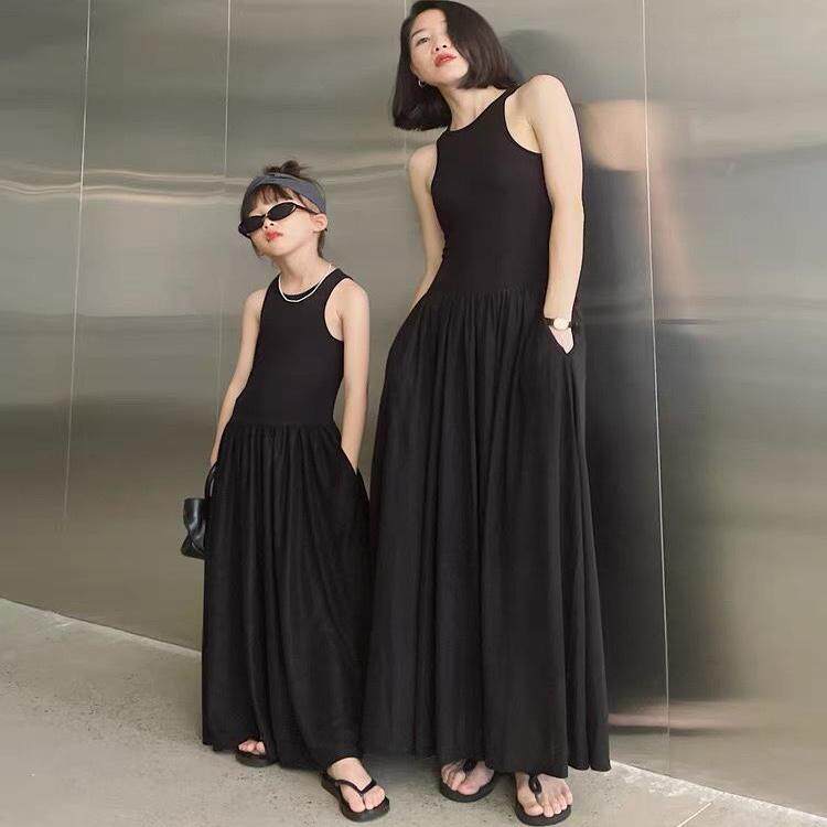 豆丁夏季薄款拼接韩版连衣裙