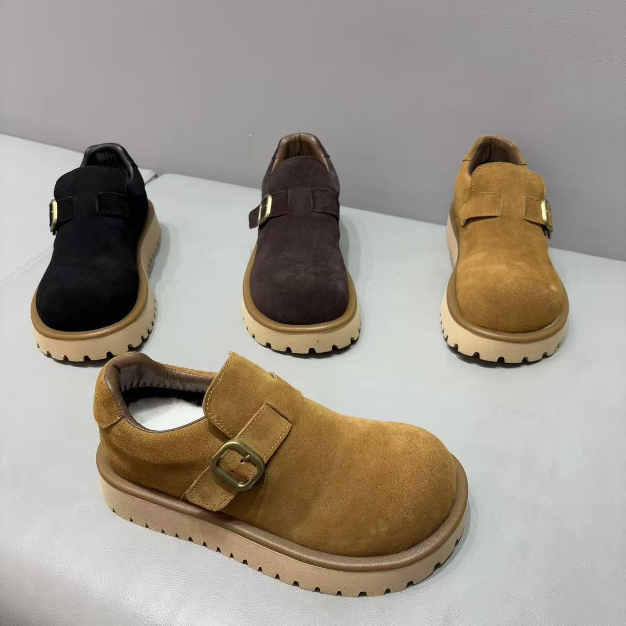 2025新款冬季真皮德比鞋