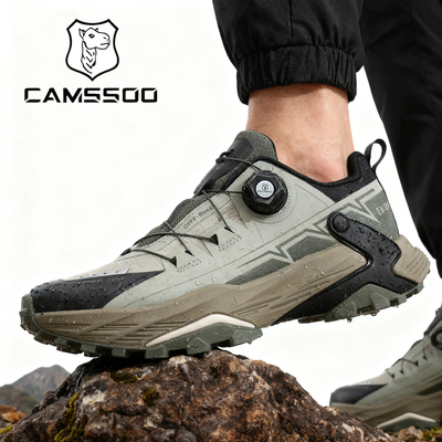 Camssoo美骆世家男鞋爬山徒步鞋防水防滑耐磨行山户外运动登山鞋