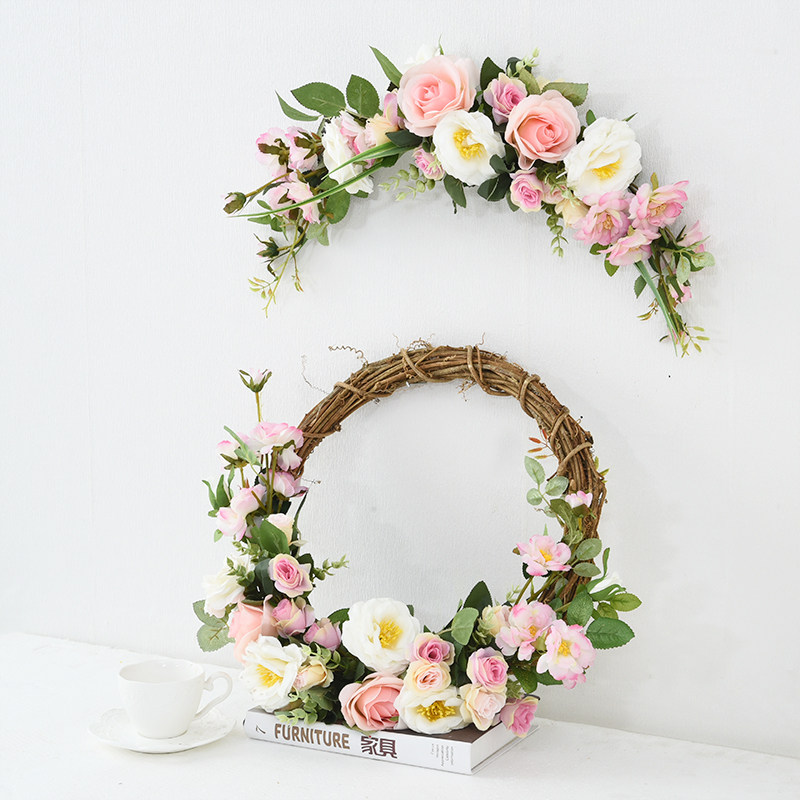 Artificial Flower suit Wedding celebration Garland Door trim Wall hangings wall Pendant wedding Marriage room Home Furnishing ornament Pendantin the Home accessories , Mural  category - from Buy2taobao.com to provide professional Taobao agent buy service