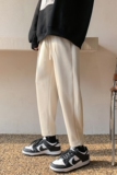 港风休闲裤男卫裤男宽松九分裤运动裤男长裤7566P45控68，男装休闲裤，星座227-7