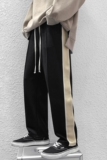港风加绒加厚休闲裤男卫裤男宽松九分裤运动裤男长裤K7532P50，男装休闲裤，星座227-7