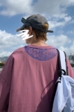 图案已注册港风青花瓷休闲情侣大码风短袖T恤DT7606P35，男装T恤，星座227-7