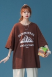中性风特殊工艺印花休闲情侣T恤女潮短袖T恤男DT7655P25控，男装T恤，星座227-7