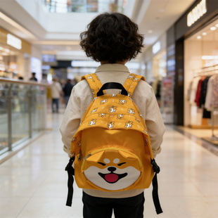 柴犬超轻便儿童背包幼儿园大班小学生男孩出游旅游男童研学双肩包