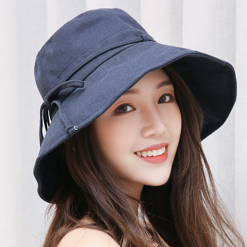 女夏遮阳帽防晒渔夫帽盆帽帽子