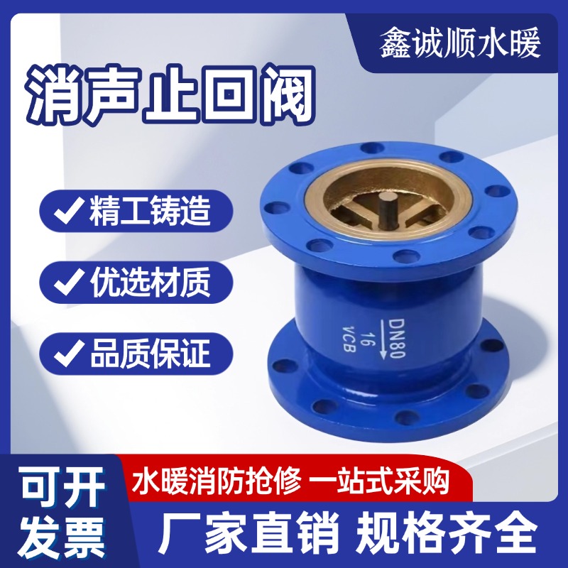 HC41X-16法兰消声止回阀