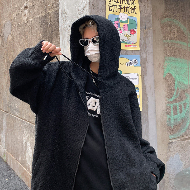 连帽小香风开衫美式潮牌大码卫衣外套819P85,女装短外套,电商A458A